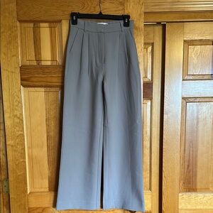 Abercrombie & Fitch Gray Wide Leg Pants